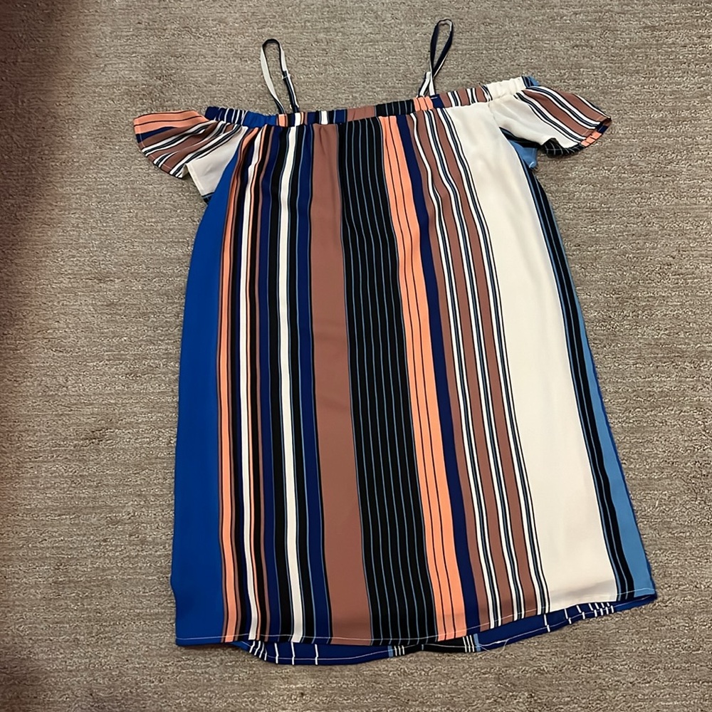 Multicolor mini dress